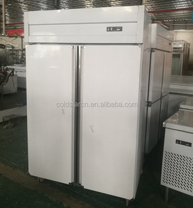 2 glastüren edelstahl küchen chiller, küche kühlschrank für verkauf - Product Image 4