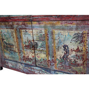 Mueble de almacenamiento de madera para sala de estar con estantes y cajones, diseño moderno de muebles para el hogar. - Product Image 5