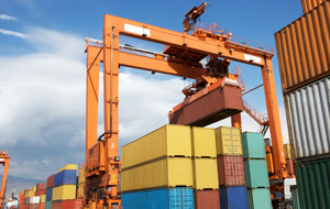 Grúa de pórtico esparcidor de contenedor 20t con vigas dobles con ruedas de goma tipo RTG - Product Image 2