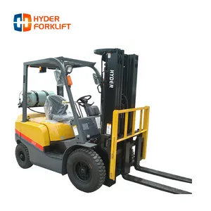 סין Hyder 2.5 טון גפ"מ מלגזה 2500kg גפ"מ מלגזה משאית עם K21/K25 מנוע 2500kgs גפ"מ מלגזה