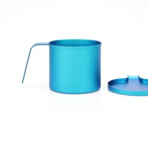 Gobelet en titane pur à spectre radiant pour la maison, le <span class=keywords><strong>camping</strong></span>, léger, rafraîchissant, coloré, avec bord roulé, soudure sans couture, vaisselle - Product Image 2