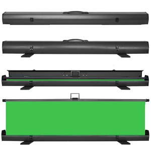 Portable Floor Rising Green Screen Backdrop with Stand Collapsible Chroma Key Panel <strong>Background</strong> for Photography Live Stream - Product Image 1