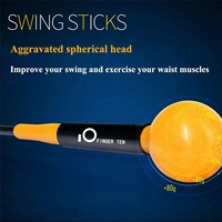 Amrta Meilleures Ventes Bâton d'entraînement de swing de golf pour l'échauffement, Aide à l'entraînement de simulation de golf, Utilisation intérieure et extérieure, Réglable, Durable