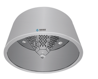 Hotte Ronde Entièrement en Acier Inoxydable pour Restaurant et Hôtel avec Éclairage LED Personnalisable Selon les Besoins LINGXIAN LX-QGYXYXZ