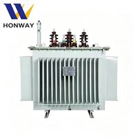 Transformateur immergé de qualité supérieure 10 kV 2500 kVA à deux enroulements série S11, refroidissement ONAF, certifié SABS CE, pour l'industrie pétrolière et gazière, 400 V