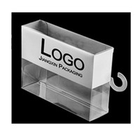 Emballage en plastique alimentaire avec impression couleur avec logo personnalisé boîte en pvc pliable transparente
