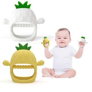 Non Toxic Safe Silicone Molar Teether Newborn Infant Baby Teething Pain Relief Best Teething Toys For 3 Month Old