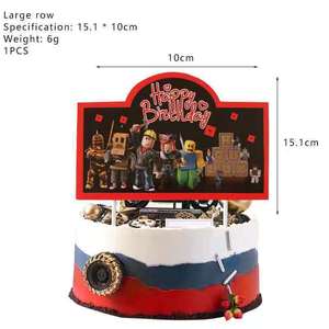 Vente en gros de jeux de robots sur le thème du monde, décoration de fête pour enfants, ballons pour décoration de gâteau et bannière, jouet pour enfants - Product Image 3