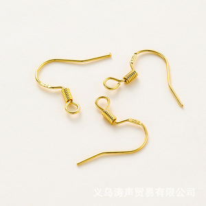 Gold Plated <b>Earring</b> <b>Hooks</b> 925 Silver Plated Pure Copper Nickel Free For <b>Earring</b> Making Drop Shape Jewelry Findings - Product Image 5