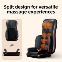 Coussin de massage corporel complet avec télécommande filaire, masseur intelligent multifonctionnel pour le cou et la colonne vertébrale