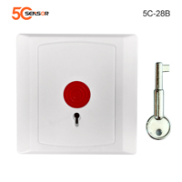 12V Wired Panic Button, Emergency Alarm for Home Security & Fire