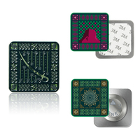 Stock 2026 Épingles de revers 96e Anniversaire de la Nation KSA, Symbole des sept piliers de l'Arabie Saoudite, Valeur culturelle, Grande Vision 2030, Cadeaux promotionnels