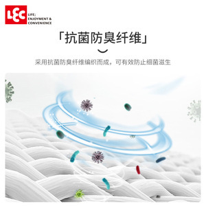 Cubierta de asiento de inodoro LEC, color rosa, reutilizable, lavable, sin adhesivos, para uso en el baño - Product Image 5