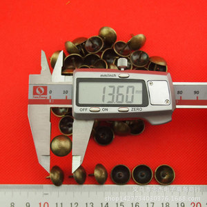 Orui Hardware Crafts Decorative Studs 14*13mm <b>Antique</b> Brass Rivets For Furniture <b>Sofa</b> Door Decoration - Product Image 2