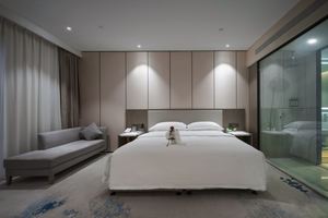 SHIYI Ensemble <span class=keywords><strong>de</strong></span> meubles sur mesure <span class=keywords><strong>Chambre</strong></span> étoile Idées romantiques <span class=keywords><strong>Chambre</strong></span> d'hôtel taille d'invité standard - Product Image 2