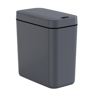 Smart Trash Can 13-17L Inductive Sensor Automatic Lid Opening Odor Control Rectangular Design For Home Kitchen Bathroom - Product Image 2