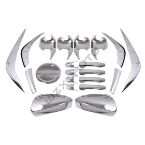 WZXD ABS Chrome Car Outer <b>Cover</b> <b>Head</b> Tail Lamp Trims Handle Bowl Mirror Frame Accessories for 2021 - Product Image 1