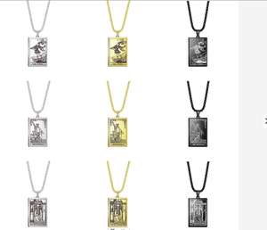 Collar de cartas de Tarot Rider Waite personalizado, de acero inoxidable de Arcania amuleto, tarjetas de Tarot - Product Image 2
