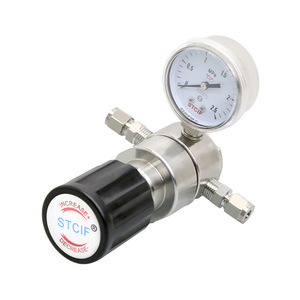 วาล์วควบคุมแรงดันสแตนเลส Stcif ขนาด 1/4 นิ้ว สำหรับถังแก๊ส - Product Image 1