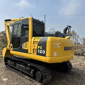 Excavatrice Komatsu PC120 d'occasion certifiée CE, type chenilles robustes, idéale pour les travaux de construction à petite échelle, à vendre - Product Image 3