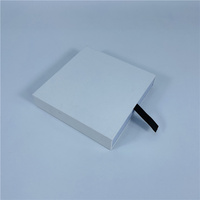 Recyclable blanc papier carton tiroir emballage collier petits produits en plastique boîte transparente boîtes à bijoux pour paquet cadeau