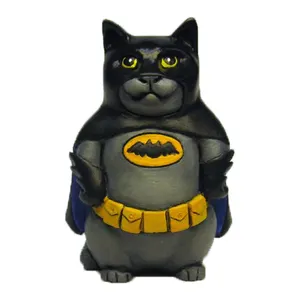 Wholesale Custom Desktop Decor Children Favor Cool Resin <strong>Cat</strong> <strong>Figurine</strong> for Gifts - Product Image 1
