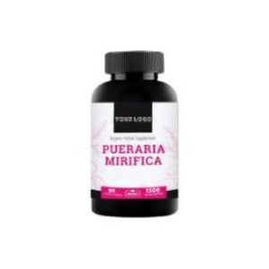 プライベートブランド オーガニックハーブサプリメント プエラリアミリフィカエキスカプセル エネルギーサポート ホルモンバランス - Product Image 1