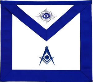 Masonic Blue Lodge Officers <b>Apron</b> Set of 11 Embroidered <b>Aprons</b>, <b>Leather</b> Masonic Regalia <b>Apron</b> - Product Image 2