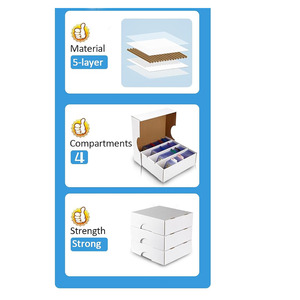 B382 Bán Buôn Thể Thao Đếm Thẻ Các Tông Hộp Lưu Trữ Số Lượng Lớn Thẻ 10 Ngăn Trò Chơi Thể Thao Bóng Chày Lưu Trữ Bìa Hộp Thẻ - Product Image 5