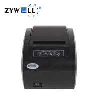 ZYWELL Impresoras Trmicas Impresora pequeña de 80mm Recordatorio de sonido Impresora térmica de papel para recibos