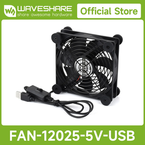 Ventilateur de refroidissement silencieux USB 5V 120mm, contrôle PWM réglable à 3 vitesses, flux d'air élevé, conception anti-vibration, compatible avec plusieurs D K540 - Product Image 4