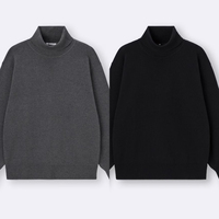 Pull en maille côtelée Milano de Crisp, épaisseur moyenne, pour homme