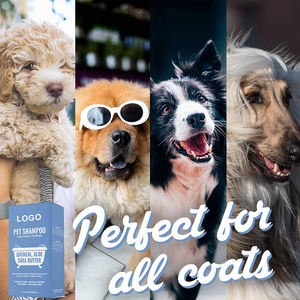 Private Label Natürliches Haferflocken-Aloe-Shampoo für Welpen und Haustiere zur Fellpflege und Hautbehandlung, Bio-Shampoo für Hunde und Katzen - Product Image 4