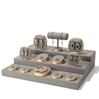 Accessoires de présentation de bijoux haut de gamme pour vitrine de boutique, exposition, vente en gros
