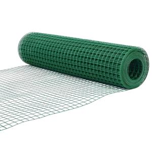 Màu xanh lá cây <span class=keywords><strong>PVC</strong></span> tráng dây sắt Hàn lưới cuộn trang trại vườn hàng rào động vật gặm nhấm bằng chứng nhiệm vụ nặng nề hàn dây lưới - Product Image 3