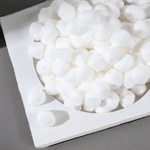 100 pezzi monouso vendita diretta in fabbrica di alta qualità morbido trucco 0.5g di piccole dimensioni puro batuffolo di cotone - Product Image 2