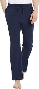 <span class=keywords><strong>Pantalon</strong></span> de <span class=keywords><strong>pyjama</strong></span> 100% coton pour hommes <span class=keywords><strong>pantalon</strong></span> de détente léger et doux avec poches bas de <span class=keywords><strong>pyjama</strong></span> pour l'été ensemble de <span class=keywords><strong>taille</strong></span> XL - Product Image 3