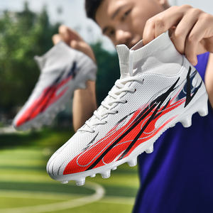 2025 nuevo profesional barato Original Cleat entrenamiento deporte césped suave ligero Atlético hombre <span class=keywords><strong>mujer</strong></span> fútbol Cleat zapatos <span class=keywords><strong>botas</strong></span> <span class=keywords><strong>de</strong></span> fútbol - Product Image 4