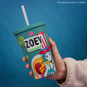 K-pop Demon Hunters Gourde portable en plastique PP avec paille, design coréen, mignonne, pour le sport, la gym, l'extérieur, le bureau, cadeau d'anniversaire, intelligente et polyvalente - Product Image 5