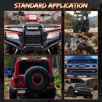 2 piezas 6 pulgadas Slim Single Row 30W Spot Beam Pattern 4X4 Accesorios Off Road LED Light Bar