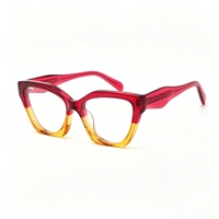 Nouvelle monture de lunettes 2026 œil de chat polygone multicolore tendance pour myopie