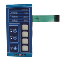Sakelar Membran Cetak Digital Pabrik Asli Tanpa Biaya Film, FPC Kustom, Lampu Latar LED, Keyboard Membran Tahan Air, MOQ Rendah