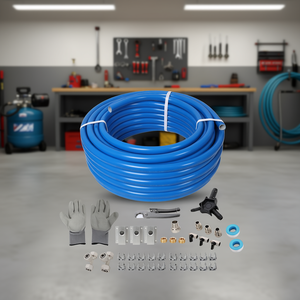 Kit de Tuberías para Compresor de Aire, 3/4 Pulgadas x 100 Pies, Tubo PEX AL PEX Azul con Revestimiento de Lámina de Aluminio para Accesorios de Compresor de Aire - Product Image 2