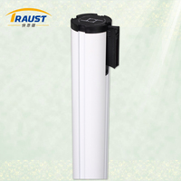 Traust Corde rétractable pour tapis rouge avec poteaux dorés et argentés, barrières de gestion de foule pour aéroports et hôtels, barrières de contrôle des foules Q Pole