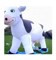 Ferme à lait gonflable géante, faite à la main, personnalisée, pour événements publicitaire