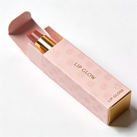 Caja de Cartón Ecológica y Reciclable para Brillo Labial, Bálsamo Labial, Cuidado de la Piel, Lápiz Labial, Brillo Labial, Empaque Cosmético de Papel Personalizado