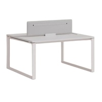 Table de travail modulaire personnalisée avec écran de séparation, armoire mobile en option, poste de travail pour employés