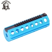 Piston bleu en acier plein ou en aluminium à dents partielles Hot MA 14 compatible avec la boîte de vitesses AEG Ver. 2/3 pour les accessoires de chasse