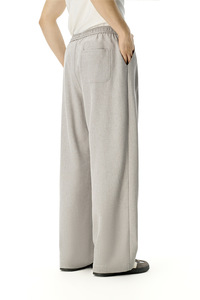 Otoño nuevo para marca Tide Pantalones rectos de <span class=keywords><strong>lino</strong></span> informales para hombres pantalones cómodos de <span class=keywords><strong>Color</strong></span> sólido sueltos otoño nuevo para hombres - Product Image 3