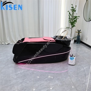 Sillón de Masaje Capilar 3D Kisen, el Mejor y Más Nuevo, Cama de Masaje para Salón de Belleza y Salud Capilar, Mueble de Alta Gama en Color Negro - Product Image 2